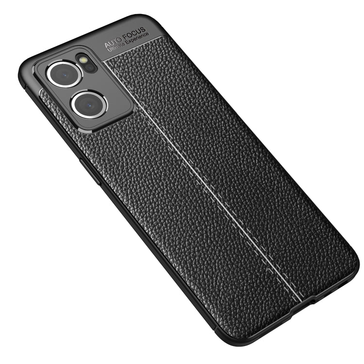 For OPPO Reno7 International Version Litchi Texture TPU Shockproof Phone Case
