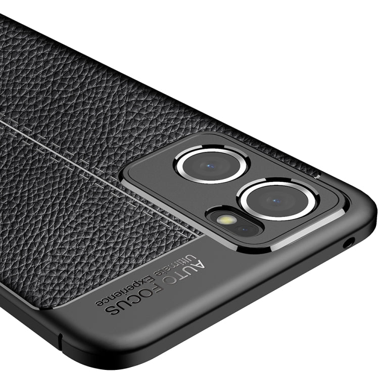 For OPPO Reno7 International Version Litchi Texture TPU Shockproof Phone Case