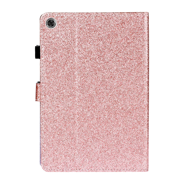 For Samsung Galaxy Tab A8 10.5 2021 Varnish Glitter Powder Leather Tablet Case