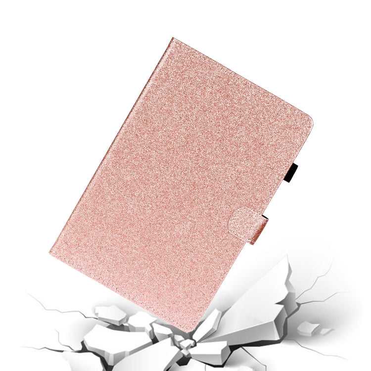 For Samsung Galaxy Tab A8 10.5 2021 Varnish Glitter Powder Leather Tablet Case