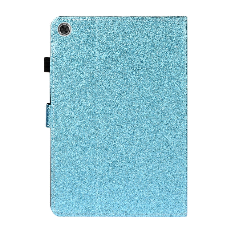 For Samsung Galaxy Tab A8 10.5 2021 Varnish Glitter Powder Leather Tablet Case