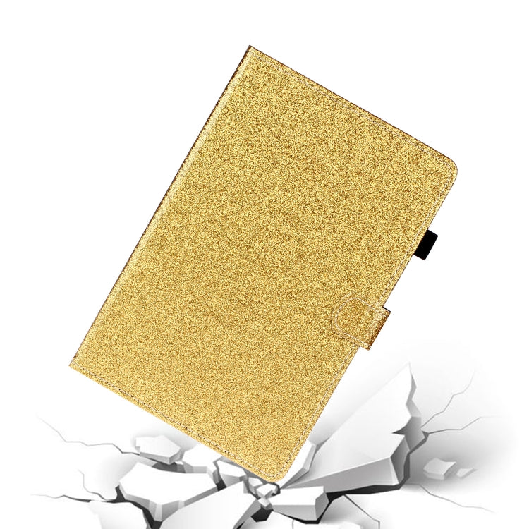 For Samsung Galaxy Tab A8 10.5 2021 Varnish Glitter Powder Leather Tablet Case
