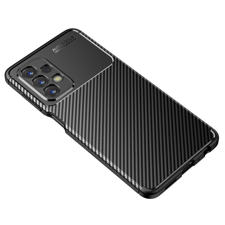 For Samsung Galaxy A23 5G Carbon Fiber Texture Shockproof TPU Phone Case