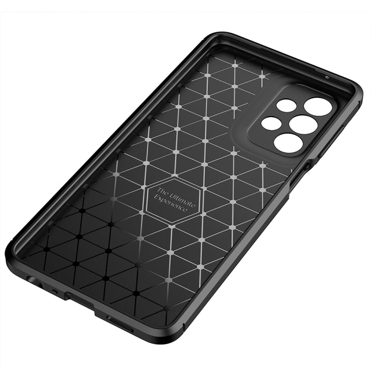 For Samsung Galaxy A23 5G Carbon Fiber Texture Shockproof TPU Phone Case