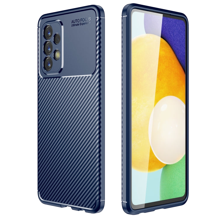 For Samsung Galaxy A23 5G Carbon Fiber Texture Shockproof TPU Phone Case