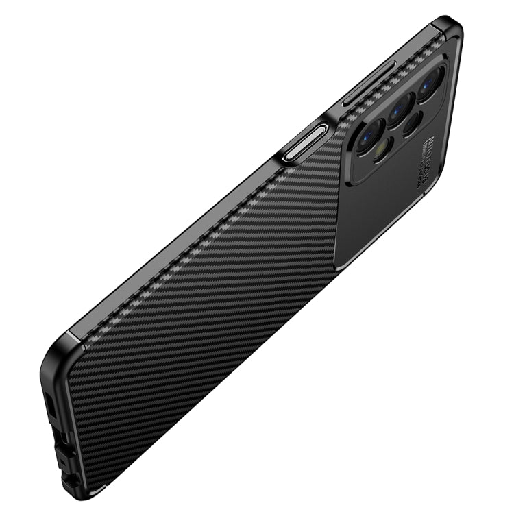 For Samsung Galaxy A23 5G Carbon Fiber Texture Shockproof TPU Phone Case