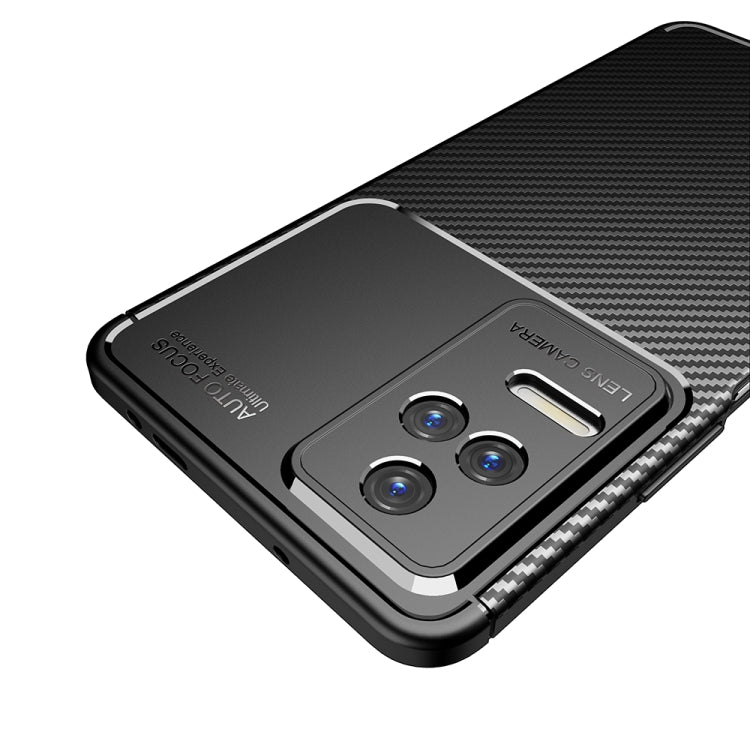 For Xiaomi Redmi K50 / K50 Pro Carbon Fiber Texture Shockproof TPU Phone Case