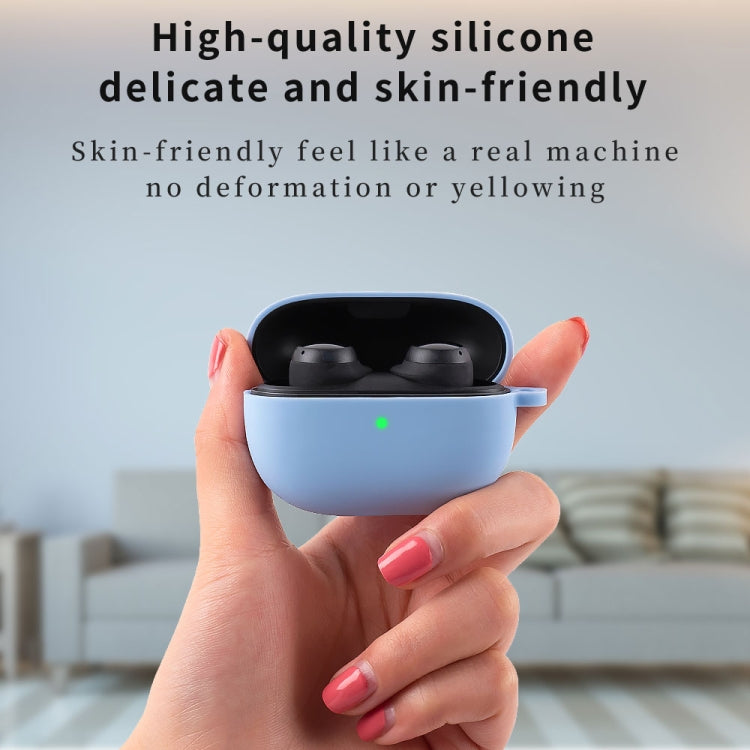 For Xiaomi Redmi Buds 3 Lite Silicone Earphone Protective Case with Hook