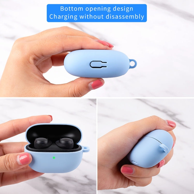 For Xiaomi Redmi Buds 3 Lite Silicone Earphone Protective Case with Hook