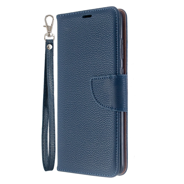 For Galaxy S20+ Litchi Texture Pure Color Horizontal Flip PU Leather Case with Holder & Card Slots & Wallet & Lanyard