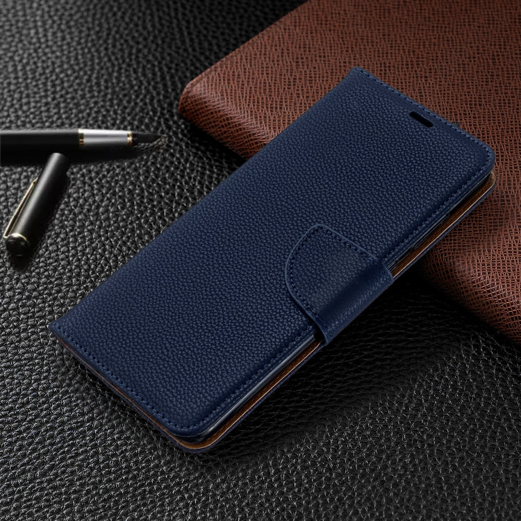 For Galaxy S20+ Litchi Texture Pure Color Horizontal Flip PU Leather Case with Holder & Card Slots & Wallet & Lanyard
