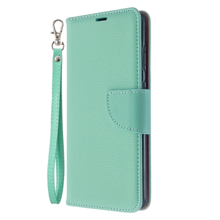 For Galaxy S20+ Litchi Texture Pure Color Horizontal Flip PU Leather Case with Holder & Card Slots & Wallet & Lanyard