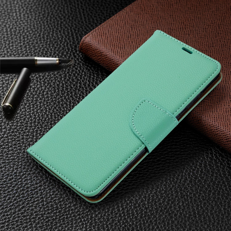 For Galaxy S20+ Litchi Texture Pure Color Horizontal Flip PU Leather Case with Holder & Card Slots & Wallet & Lanyard