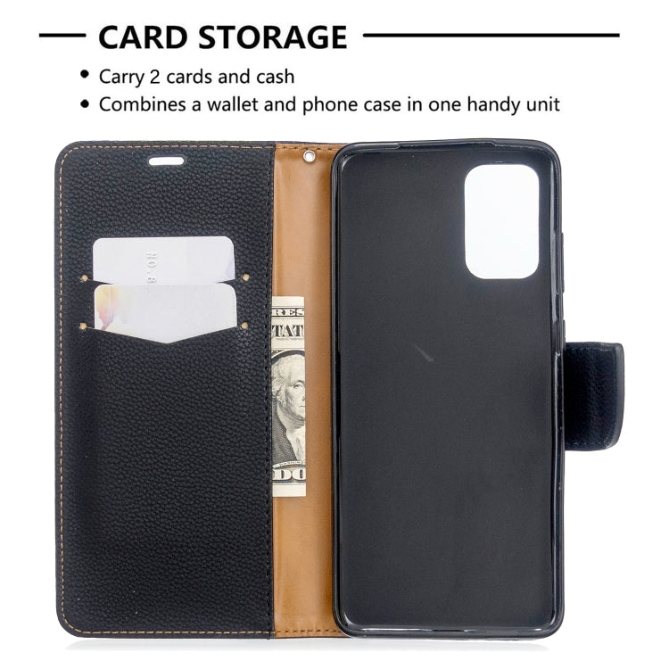 For Galaxy S20+ Litchi Texture Pure Color Horizontal Flip PU Leather Case with Holder & Card Slots & Wallet & Lanyard