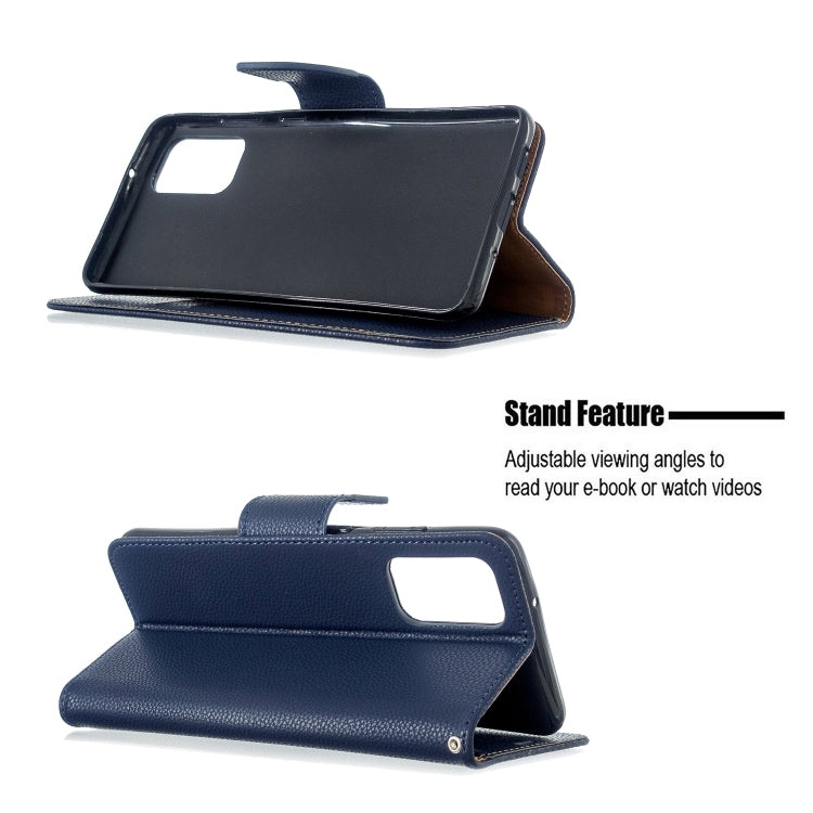 For Galaxy S20 Ultra Litchi Texture Pure Color Horizontal Flip PU Leather Case with Holder & Card Slots & Wallet & Lanyard
