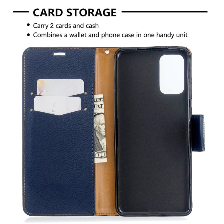 For Galaxy S20 Ultra Litchi Texture Pure Color Horizontal Flip PU Leather Case with Holder & Card Slots & Wallet & Lanyard