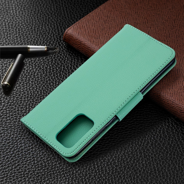 For Galaxy S20 Ultra Litchi Texture Pure Color Horizontal Flip PU Leather Case with Holder & Card Slots & Wallet & Lanyard