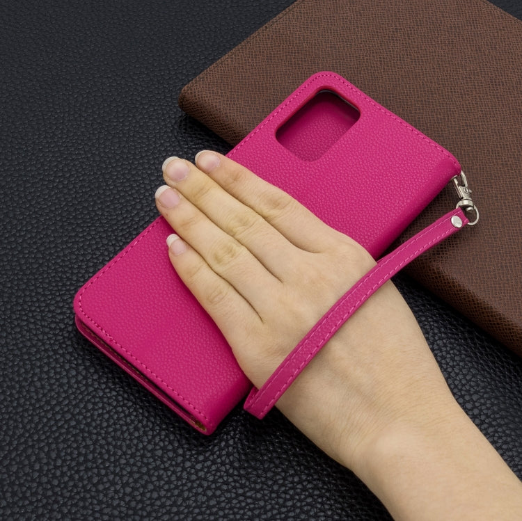 For Galaxy S20 Ultra Litchi Texture Pure Color Horizontal Flip PU Leather Case with Holder & Card Slots & Wallet & Lanyard
