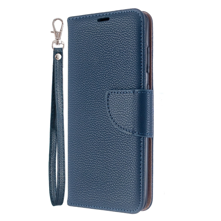 For Galaxy S20 Litchi Texture Pure Color Horizontal Flip PU Leather Case with Holder & Card Slots & Wallet & Lanyard