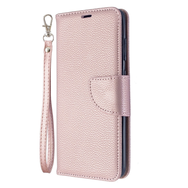 For Galaxy S20 Litchi Texture Pure Color Horizontal Flip PU Leather Case with Holder & Card Slots & Wallet & Lanyard