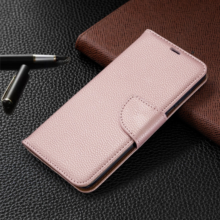 For Galaxy S20 Litchi Texture Pure Color Horizontal Flip PU Leather Case with Holder & Card Slots & Wallet & Lanyard