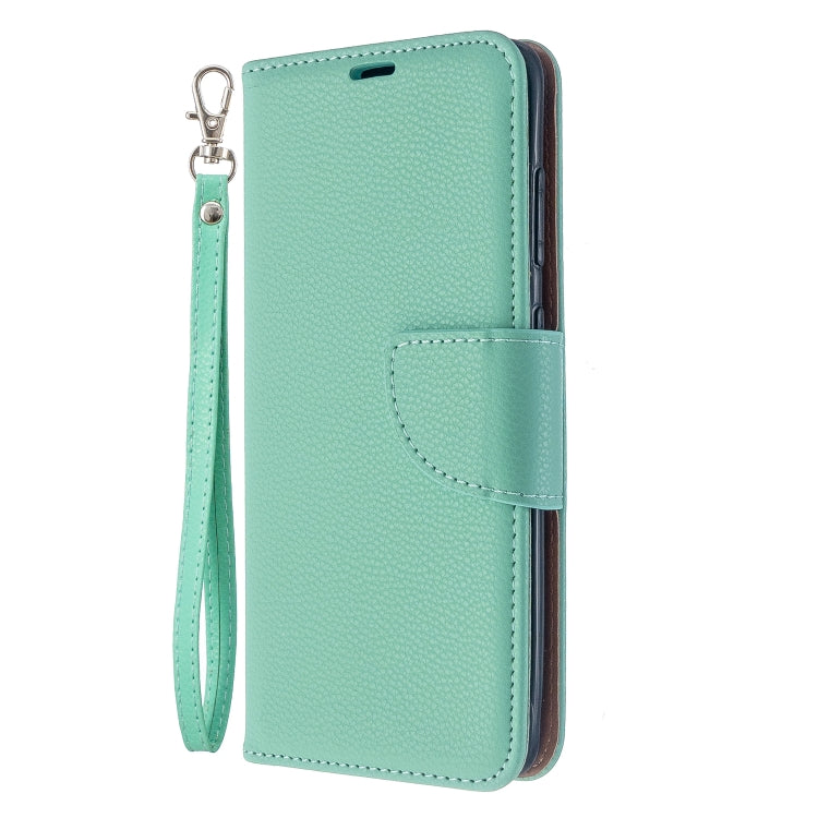 For Galaxy S20 Litchi Texture Pure Color Horizontal Flip PU Leather Case with Holder & Card Slots & Wallet & Lanyard
