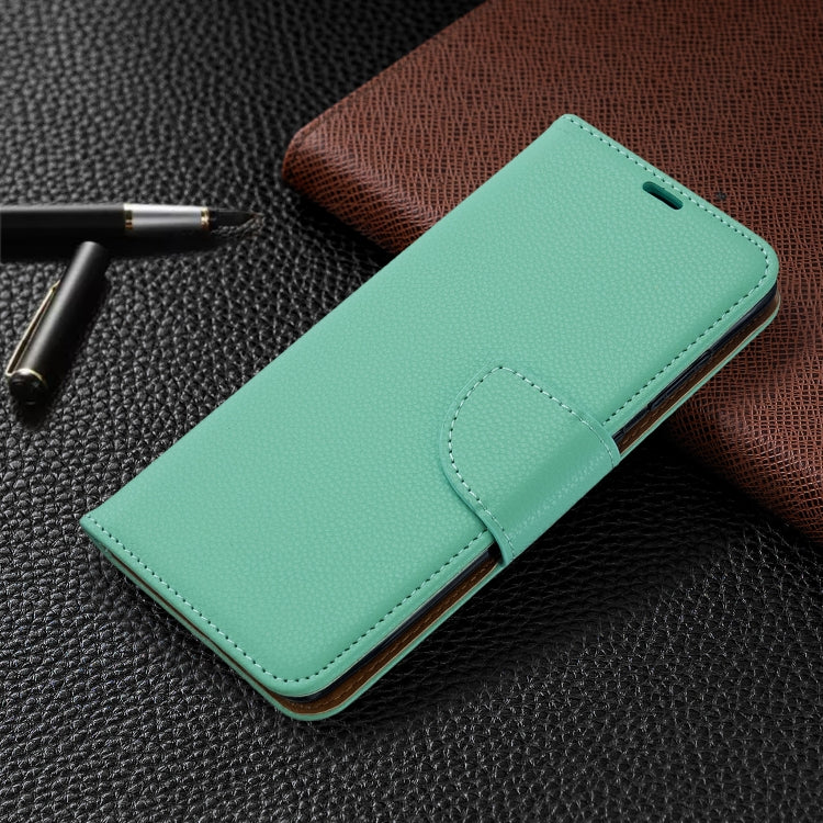 For Galaxy S20 Litchi Texture Pure Color Horizontal Flip PU Leather Case with Holder & Card Slots & Wallet & Lanyard