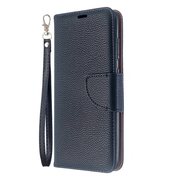 For Galaxy S20 Litchi Texture Pure Color Horizontal Flip PU Leather Case with Holder & Card Slots & Wallet & Lanyard