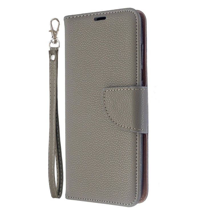 For Galaxy S20 Litchi Texture Pure Color Horizontal Flip PU Leather Case with Holder & Card Slots & Wallet & Lanyard