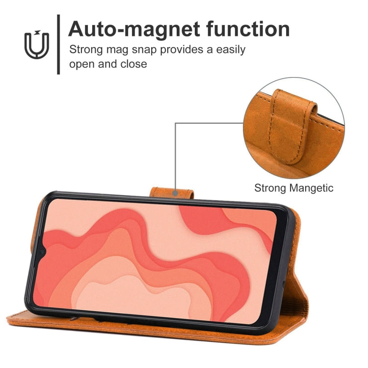 Leather Phone Case For Sharp Aquos V6