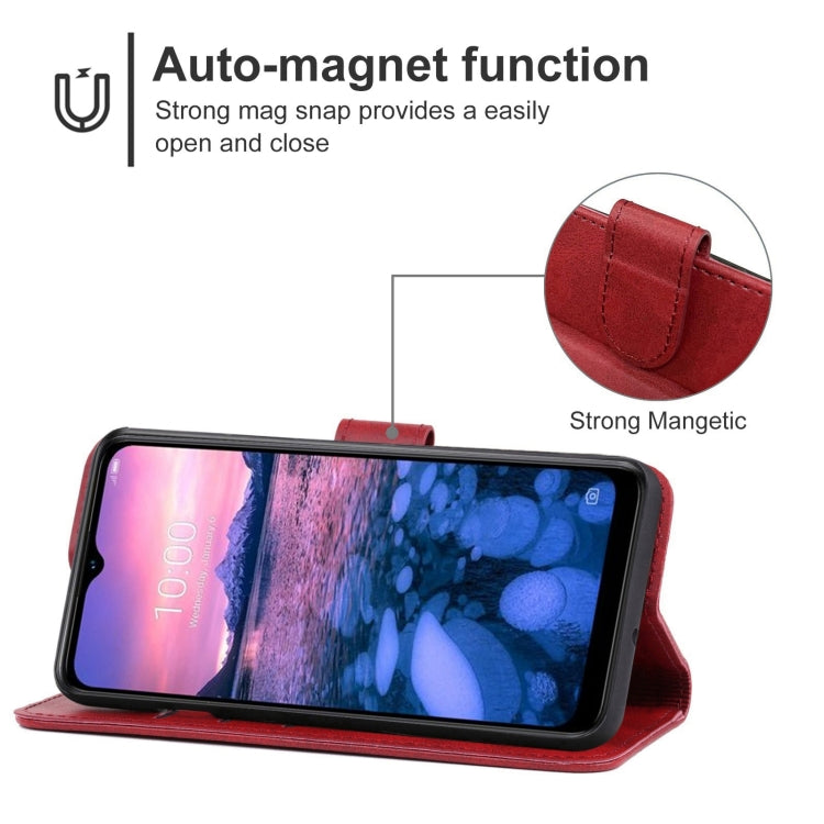 Leather Phone Case For ZTE Blade A51s