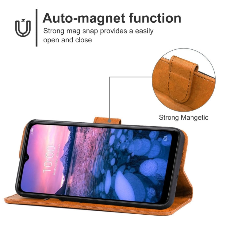 Leather Phone Case For ZTE Blade A51s