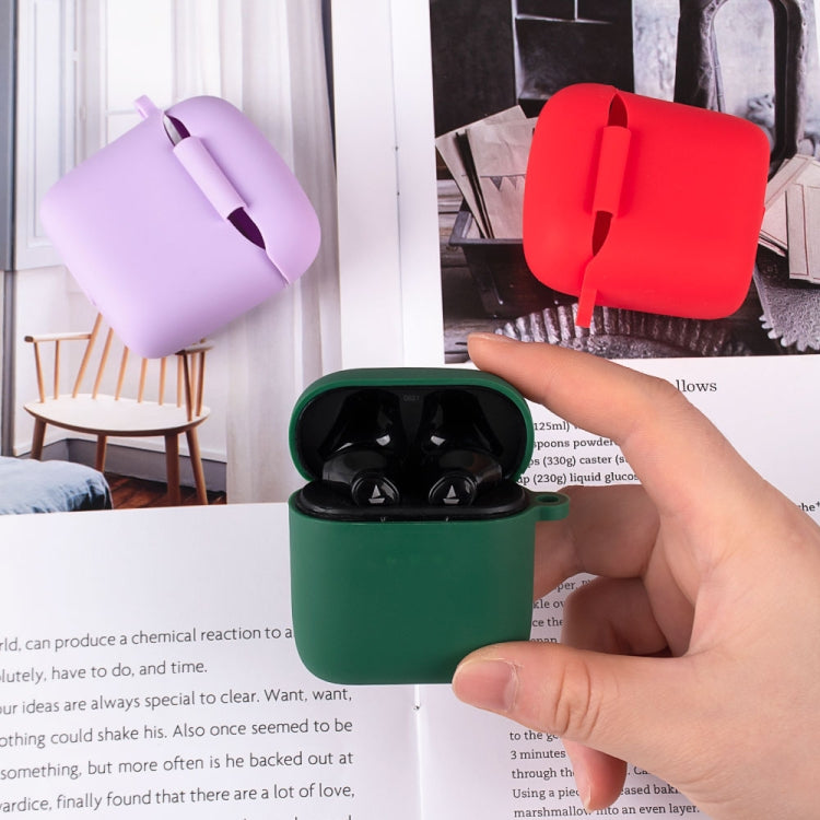 For Boat Airdopes 131 Silicone Earphone Protective Case with Hook
