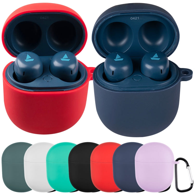 For Boat Airdopes 381 Silicone Earphone Protective Case with Hook