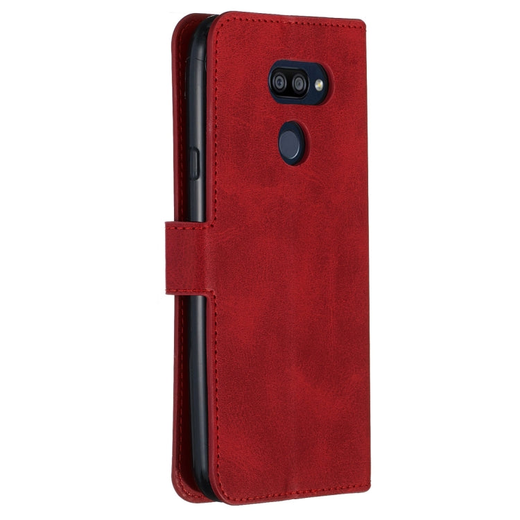 For LG K40S Classic Calf Texture Horizontal Flip PU Leather Case, with Holder & Card Slots & Wallet