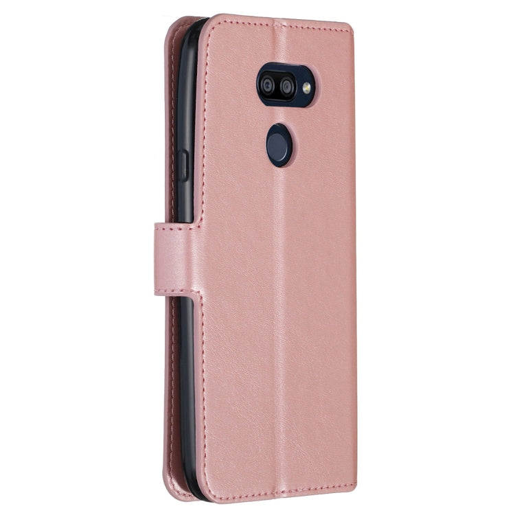 For LG K40S Classic Calf Texture Horizontal Flip PU Leather Case, with Holder & Card Slots & Wallet