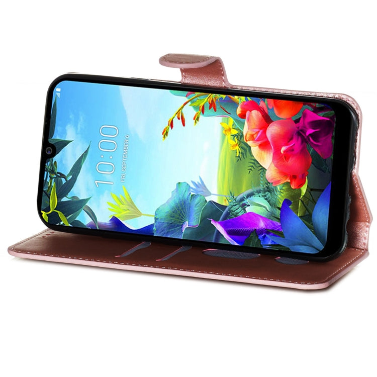 For LG K40S Classic Calf Texture Horizontal Flip PU Leather Case, with Holder & Card Slots & Wallet