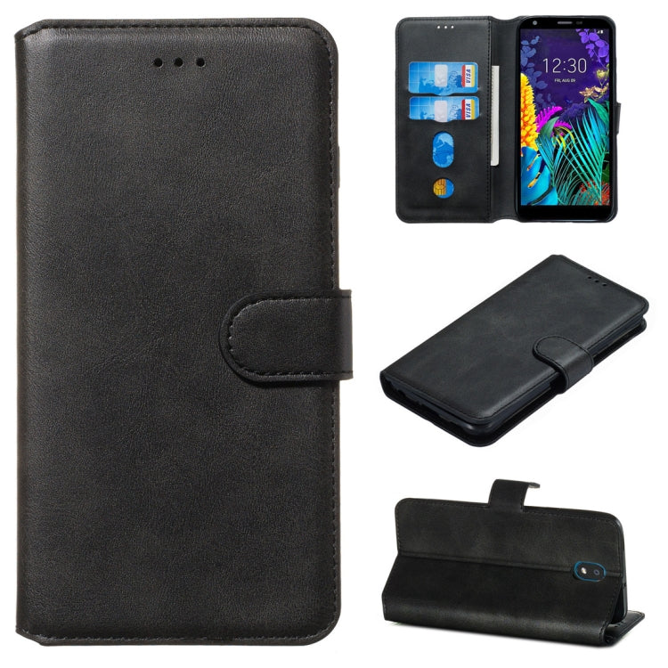 For LG K30 (2019) Classic Calf Texture Horizontal Flip PU Leather Case, with Holder & Card Slots & Wallet