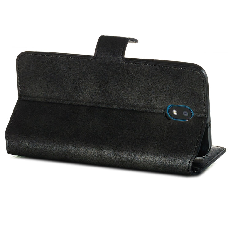 For LG K30 (2019) Classic Calf Texture Horizontal Flip PU Leather Case, with Holder & Card Slots & Wallet