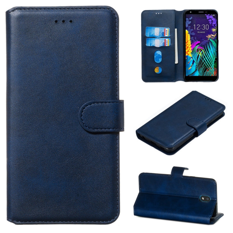 For LG K30 (2019) Classic Calf Texture Horizontal Flip PU Leather Case, with Holder & Card Slots & Wallet