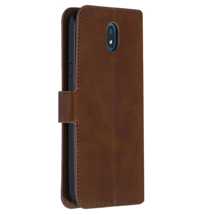 For LG K30 (2019) Classic Calf Texture Horizontal Flip PU Leather Case, with Holder & Card Slots & Wallet