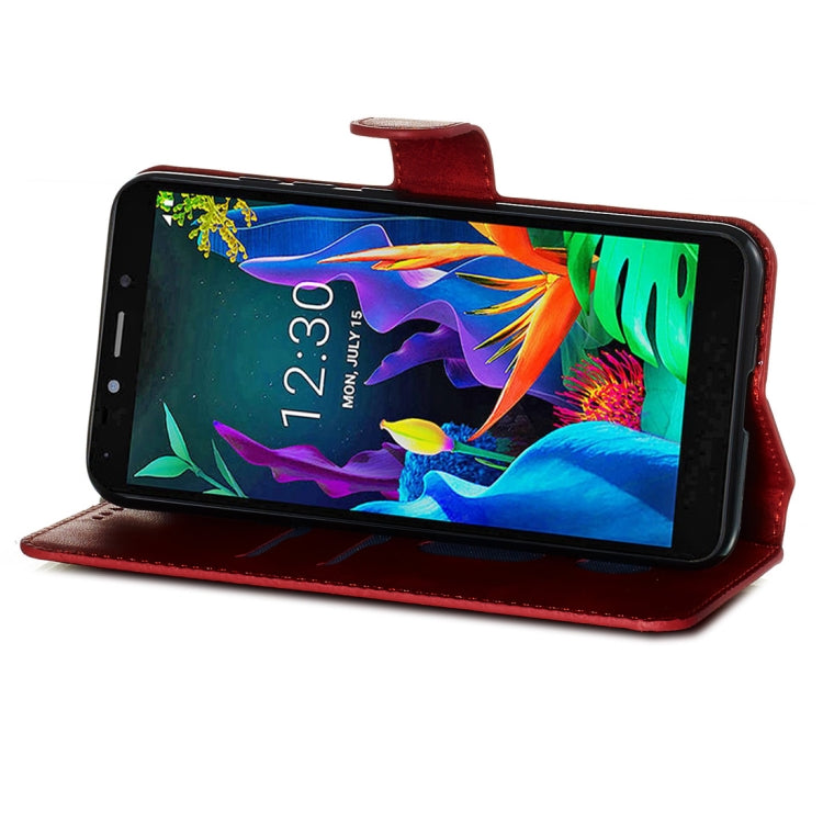 For LG K20 (2019) Classic Calf Texture Horizontal Flip PU Leather Case, with Holder & Card Slots & Wallet