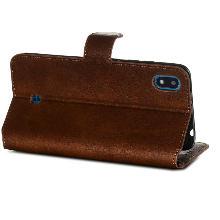 For LG K20 (2019) Classic Calf Texture Horizontal Flip PU Leather Case, with Holder & Card Slots & Wallet