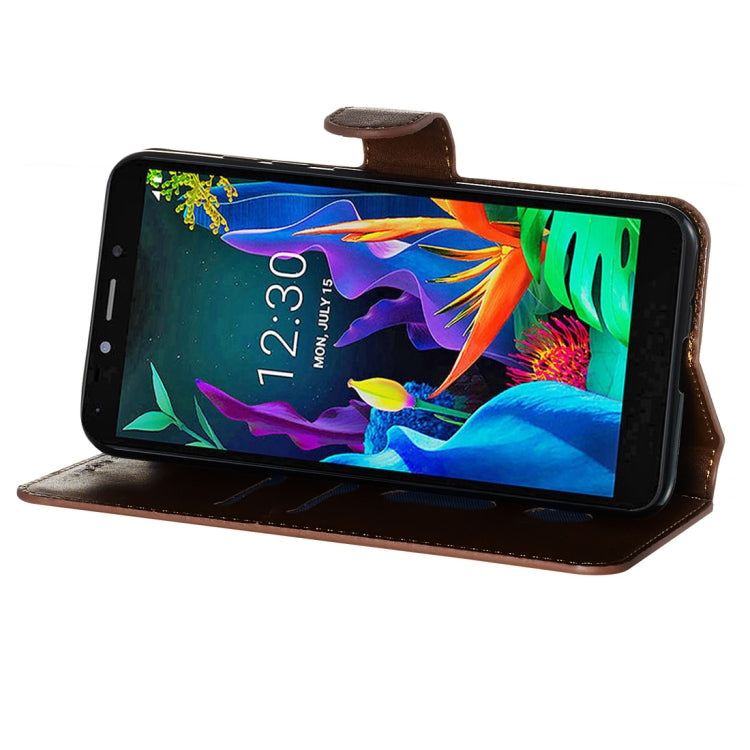 For LG K20 (2019) Classic Calf Texture Horizontal Flip PU Leather Case, with Holder & Card Slots & Wallet