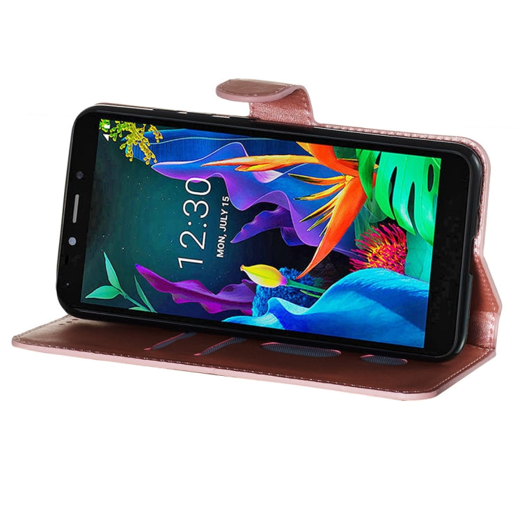 For LG K20 (2019) Classic Calf Texture Horizontal Flip PU Leather Case, with Holder & Card Slots & Wallet