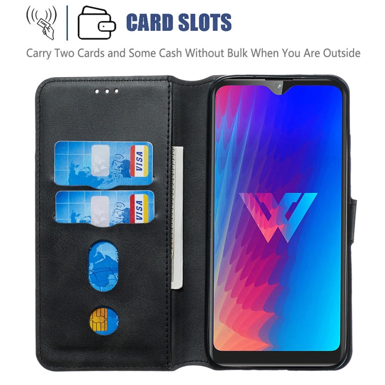 For LG W30 Classic Calf Texture Horizontal Flip PU Leather Case, with Holder & Card Slots & Wallet