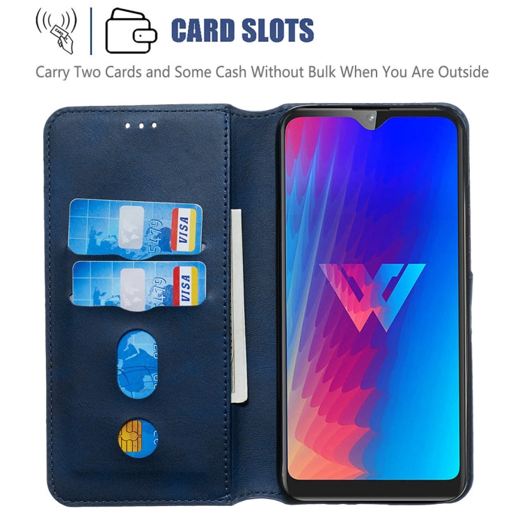 For LG W30 Classic Calf Texture Horizontal Flip PU Leather Case, with Holder & Card Slots & Wallet