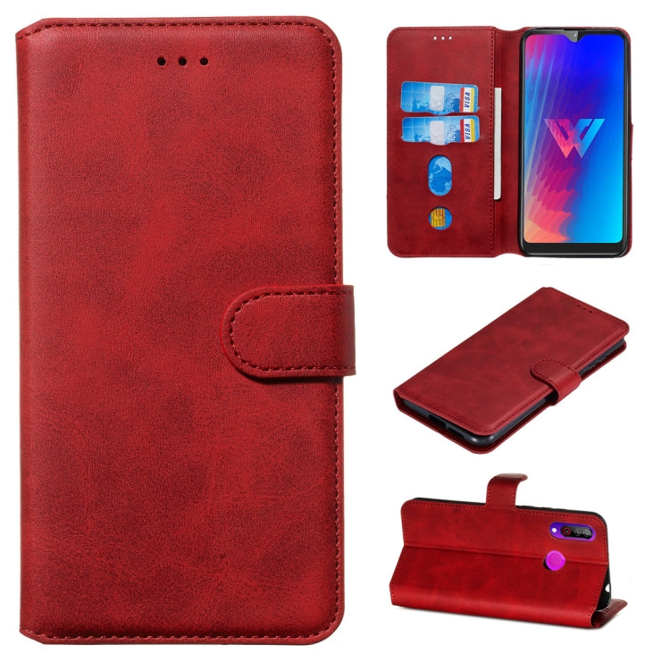 For LG W30 Classic Calf Texture Horizontal Flip PU Leather Case, with Holder & Card Slots & Wallet