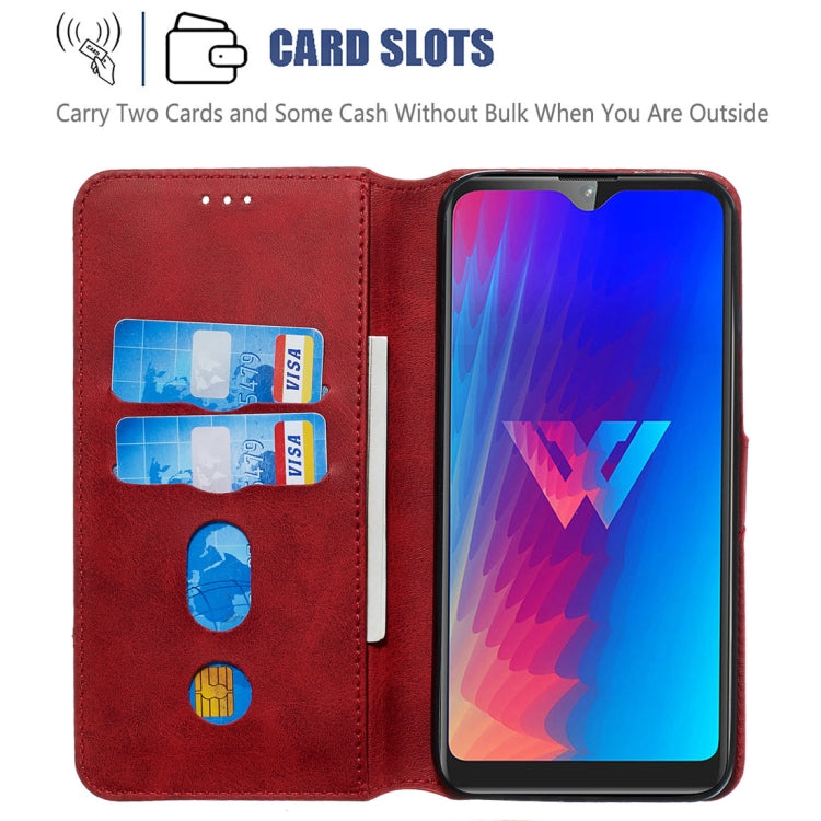 For LG W30 Classic Calf Texture Horizontal Flip PU Leather Case, with Holder & Card Slots & Wallet