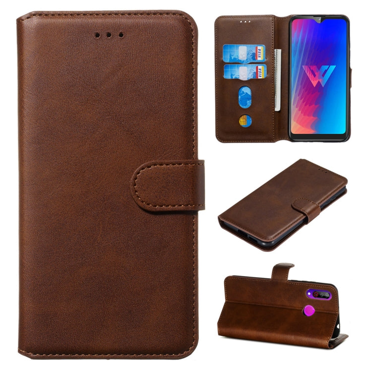 For LG W30 Classic Calf Texture Horizontal Flip PU Leather Case, with Holder & Card Slots & Wallet